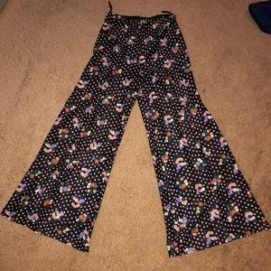 VINTAGE High Waist Flower Gauchos